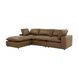 Cali Cognac Brown Leather Modular Sectional