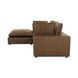 Cali Cognac Brown Leather Modular Sectional