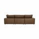 Cali Cognac Brown Leather Modular Sectional