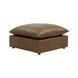 Cali Cognac Brown Leather Modular Large Chaise Sectional
