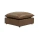 Cali Cognac Brown Leather Modular Large Chaise Sectional