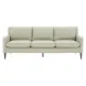Luna Stone Gray Eco-Leather 88" Sofa
