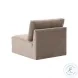 Willow Taupe Velvet Modular LAF Sectional