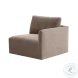 Willow Taupe Velvet Modular L Sectional