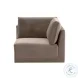 Willow Taupe Velvet Modular U Sectional