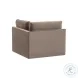Willow Taupe Velvet Modular LAF Sectional