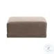 Willow Taupe Velvet Modular LAF Sectional