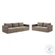 Willow Taupe Velvet Living Room Set