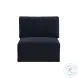 Willow Navy Velvet Modular Large Chaise Sectional