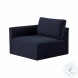 Willow Navy Velvet Modular Large Chaise Sectional