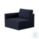 Willow Navy Velvet Modular LAF Sectional