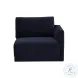 Willow Navy Velvet Modular U Sectional