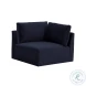 Willow Navy Velvet Modular U Sectional