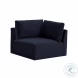 Willow Navy Velvet Modular Large Chaise Sectional