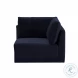 Willow Navy Velvet Modular Large Chaise Sectional