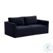 Willow Navy Velvet Living Room Set