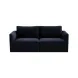 Willow Navy Velvet Modular 74" Loveseat