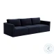 Willow Navy Velvet Living Room Set