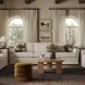 Catarina Cream Performance Fabric 106" Sofa