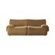 Zenith Latte Brown Velvet Modular 80" Loveseat