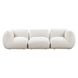 Arezza Stone White Basketweave Modular Sofa