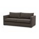 Portsmouth Java Brown Textured Chenille Sofa