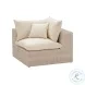 Cali Natural Modular Outdoor L Shape Sectional with Chaise