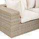 Cali Natural Performance Fabric & Natural Wicker Modular Outdoor Small Sectional