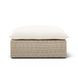 Cali Natural Performance Fabric & Natural Wicker Modular Outdoor Sectional