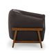 Piedmont Storm Grey Upcycled Chenille Accent Chair