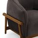 Piedmont Storm Grey Upcycled Chenille Accent Chair