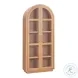 Marlow Natural Wood Display Cabinet