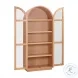 Marlow Natural Wood Display Cabinet