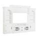 Newport White Entertainment Center for TVs up to 65"