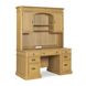 Winchester Natural Oak Credenza with Hutch