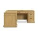 Winchester Natural Oak L-Shaped Home Office Set