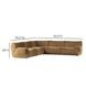 Zenith Latte Brown Modular L-Sectional