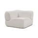 Zenith Cream Upcycled Fabric Modular Large U-Sectional