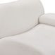 Zenith Cream Upcycled Fabric Modular Loveseat