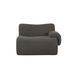 Zenith Charcoal Gray Upcycled Fabric Modular L-Sectional