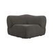 Zenith Charcoal Gray Upcycled Fabric Modular U-Sectional