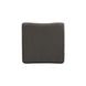 Zenith Charcoal Gray Upcycled Fabric Ottoman