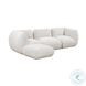 Arezza Stone White Basketweave Modular Sectional