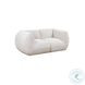 Arezza Stone White Basketweave Modular Loveseat