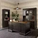 Roanoke Black 66" Executive Desk