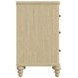 Haven Sundrenched Oak and Ivory Upholstered Panel Bedroom Set