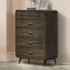Rex Walnut 5 Drawer Chest