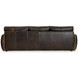 Cameron Black Leather 97" Sofa with Pillow