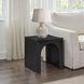 Fitzgerald Black Square End Table
