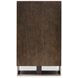 Linea Cerused Charcoal And Textured Graphite Metal Console Table